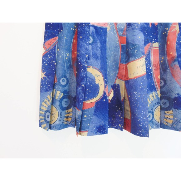 Vintage Lily's of Beverly Hills Celestial Pleated Tennis Skirt, 90s Mini Skirt - Picture 4 of 9